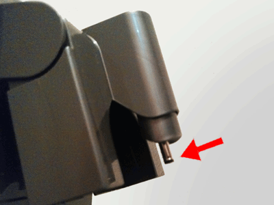 充電アダプタジャック位置